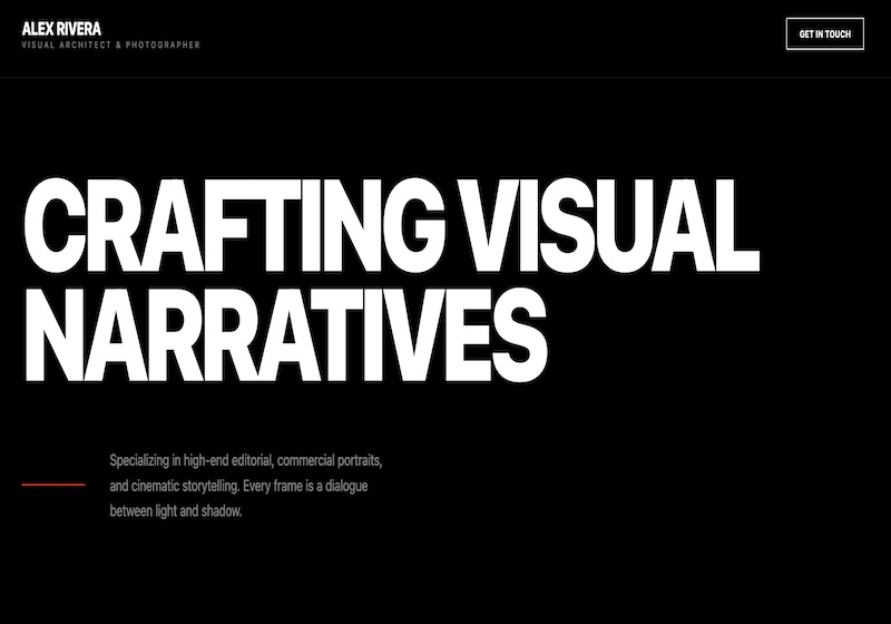 Artist portfolio template