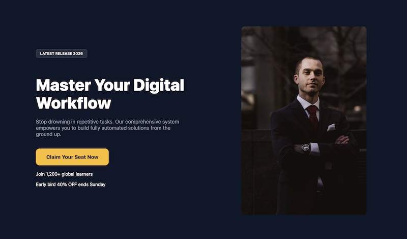 Online course template