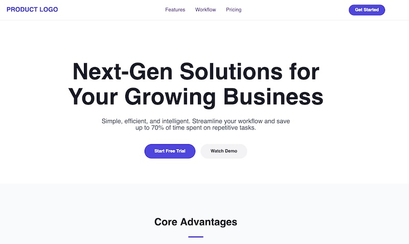 Modern business template